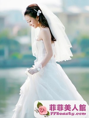 韓式優雅婚紗照新娘髮型盤點  氣質清新最女神