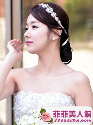 2014韓系婚紗照新娘髮型  氣質髮型見證浪漫婚禮