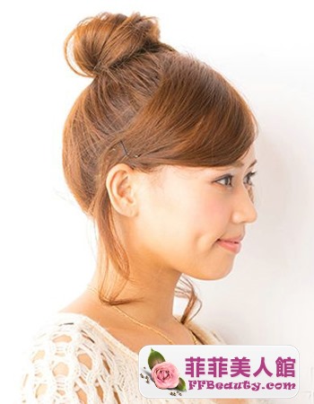 韓式丸子頭扎髮教程 簡單打造溫暖甜美風