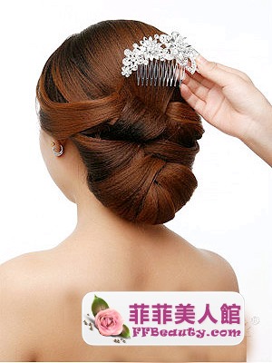 最新流行新娘盤髮髮型 做高貴典雅新娘