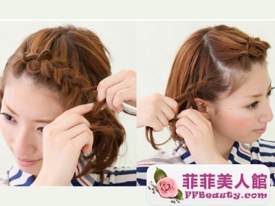 最新麻花辮編髮髮型 兩分鐘打造韓式甜美范