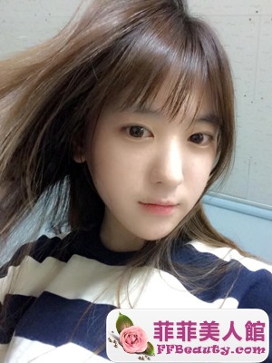 韓國網紅柳惠珠最新髮型推薦  齊瀏海直髮超呆萌