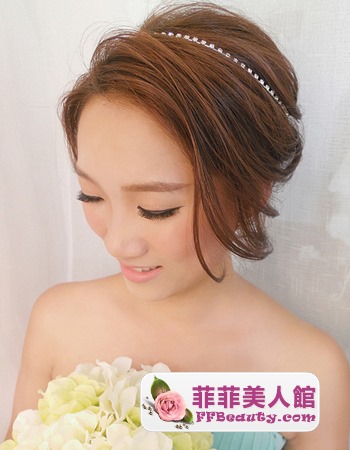 2015新娘盤髮髮型    優雅端莊顯大氣