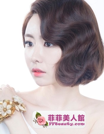 2015最新圓臉新娘髮型    彰顯可愛迷人氣質