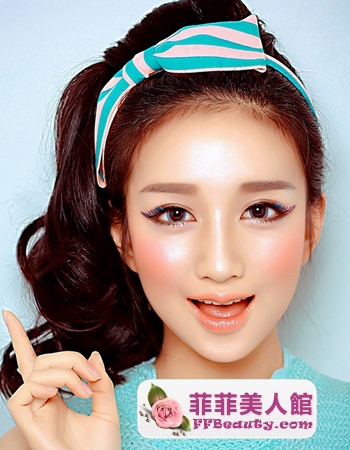韓國女生最新可愛扎髮髮型    簡單髮型超吸睛